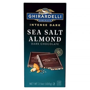 Ghirardelli Intense Dark Chocolate Sea Salt Almond Bar